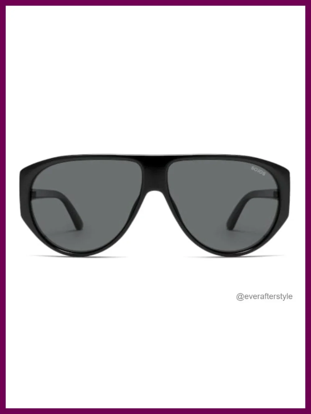 Oversized Square Aviator Polarized Sunglasses UV400 Protection Women Men